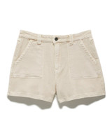 Amorita Stretch Terry  Cargo Shorts Cream