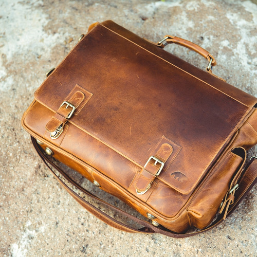 55L Wasatch Duffel Tan | Kodiak Leather Co.