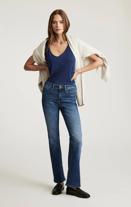 Vicky Bootcut Jeans - Mid Rise  Dark Brushed Flex Blue