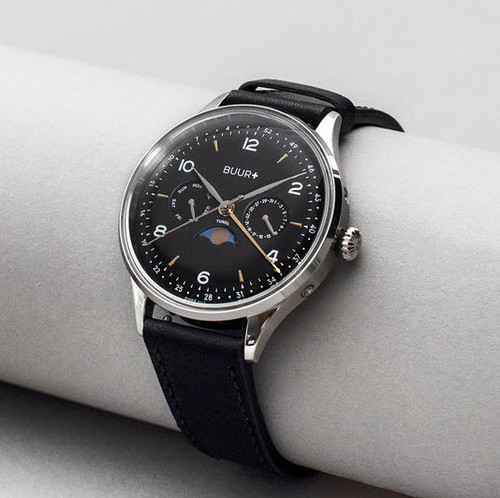 Tungl in Black - Swiss made Moonphase Calendar