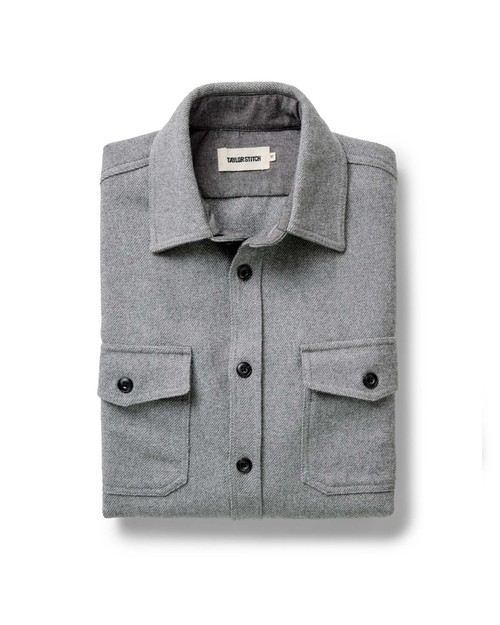 The CPO Shirt in Heather Ash Twill The CPO Shirt in Heather Ash Twill