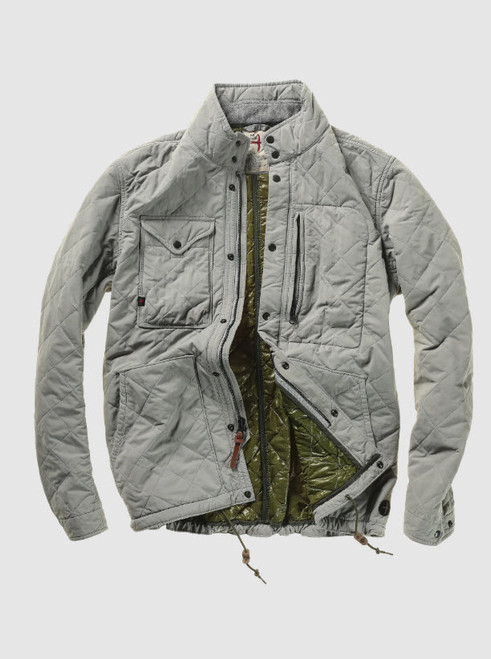 Relwen Quilted Tanker Jacket - Stone Relwen Quilted Tanker Jacket - Stone