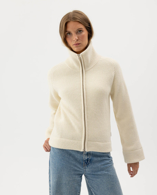 Essie Full Zip Windproof - Whisper White