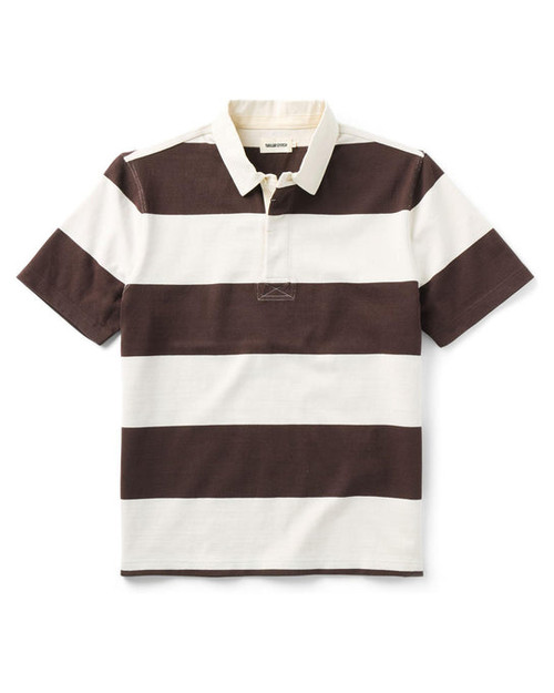 The Short Sleeve Rugby Shirt in Port Stripe - Galena River Goods