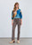 Christina Straight Leg Denim - Taupe