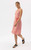 Ellen Dress Off White/Bright Red