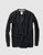Relwen Ringspun Henley - Black