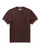 The Organic Cotton Short Sleeve Crew in Burgundy Waffle
