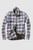 Relwen Qltd Flannel Shirtjacket -White Multi Plaid
