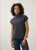 Ottoman Cap Sleeve Sweater-Storm Cloud