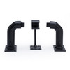 Pronto Radius Zip 3 1/4 in. Return  Bracket - Black