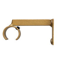 Pronto Single Zip Center Support Bracket - Antique Gold