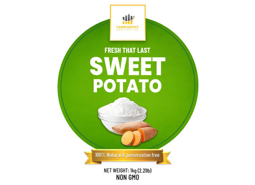 SWEET POTATOES (Orange-Fleshed & White Varieties)

Premium Nigerian Our Sweet Potatoes are carefully selected, nutrient-dense tuber crops (Ipomoea batatas L.) that are available in two distinct varieties to meet diverse culinary and nutritional needs. The Orange-Fleshed Sweet Potatoes (OFSP) feature vibrant orange flesh rich in beta-carotene, while our White-Fleshed Sweet Potatoes (WFSP) offer a milder, nuttier flavor with higher starch content.

These versatile root crops are traditional staples in Nigerian cuisine, valued for their natural sweetness, ease of preparation, and exceptional nutritional profiles. The Nigerian varieties we source are specifically selected for their adaptability to local growing conditions and superior nutritional content compared to imported varieties.

Orange-Fleshed: Sweet, moist texture, bright orange color, rich in beta-carotene (pro-vitamin A), ideal for baking, mashing, and traditional pottage.

White-Fleshed: Mild, slightly nutty flavor, drier texture, higher starch content, excellent for frying, roasting, and dishes requiring structural integrity.

Both varieties are perfect for traditional Nigerian preparations: boiled and served with palm oil  and pepper , fried as dodo  (sweet potato fries), mashed for infants, or incorporated into modern healthy eating plans.




Nutritional Components (Per 100g raw)

Orange-Fleshed (OFSP)

Energy: ~86-100 kcal

Protein: 1.6-1.8g

Carbohydrates: 20-23g

Starch: Lower

Dietary Fiber: 3-4g

Sugars: 4-7g

Fat: 0.1-0.2g

Vitamin A (RAE): 709-857 µg

Beta-Carotene: High

Lutein + Zeaxanthin:

120-2,055 µg/g [^41^]

Vitamin C: 2.4-20mg

Vitamin B6: 0.2-0.3mg

Potassium: 337-542mg

Calcium: 30-39mg

Magnesium: 25-29mg

Iron: 0.6-0.8mg

Glycemic Index: Low-Medium




White-Fleshed (WFSP)

Energy: ~82-90 kcal

Protein: 1.4-1.6g

Carbohydrates: 19-21g

Starch: 70.40 mg/100g

Dietary Fiber: 2-3g

Sugars: 2-4g

Fat: 0.1g

Vitamin A (RAE): Trace

Beta-Carotene: None

Lutein + Zeaxanthin: Lower

Vitamin C: 2-3mg

Vitamin B6: 0.15mg

Potassium: 337-450mg

Calcium: 25-30mg

Magnesium: 20-25mg

Iron: 0.5-0.6mg

Glycemic Index: Low




Key Benefits: OFSP is the #1 ranked vegetable for nutritional value—exceptional source of vitamin A (exceeds daily needs in one serving), supports eye health and immune function. All varieties provide sustained energy with low glycemic index suitable for diabetes management.  Rich in antioxidants (phenolic acids, anthocyanins in purple varieties) that combat oxidative stress. High potassium content supports cardiovascular health. Naturally gluten-free and fat-free. Versatile for infant feeding, weight management, and athletic nutrition.




Storage Instructions

Store in a cool, dry, well-ventilated place (not refrigerated)

Shelf life: 2-4 weeks at room temperature; 2-3 months in optimal conditions (13-16°C, 85-90% humidity)

Temperature critical: Never refrigerate raw sweet potatoes—cold temperatures convert starch to sugars, creating off-flavors and hard cores

Ventilation: Essential—sweet potatoes need air circulation; store in baskets or mesh bags, never sealed plastic

Light: Store in dark place—light induces sprouting and solanine production

Handling: Handle gently—bruising leads to rapid decay; cure at 30°C for 4-7 days after harvest to harden skin

Separation: Store away from onions (onions cause sprouting)

Signs of spoilage: Soft spots, mold, sprouting, wrinkling, or fermented smell—remove affected tubers immediately to prevent spread