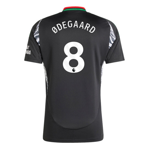 ØDEGAARD #8 Arsenal 24/25 Stadium Men's Away Shirt - PL Font
