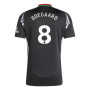 ØDEGAARD #8 Arsenal 24/25 Stadium Men's Away Shirt - PL Font