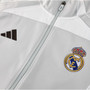 Real Madrid 25/26 Men's Gray Long Zip Jacket