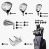 Callaway Women's 26 REVA Black 11 pc Cart Bag Complete Set