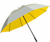 Sun Tek 68" UV Protection Wind Cheater Vented Canopy Umbrella (Silver/Yellow)