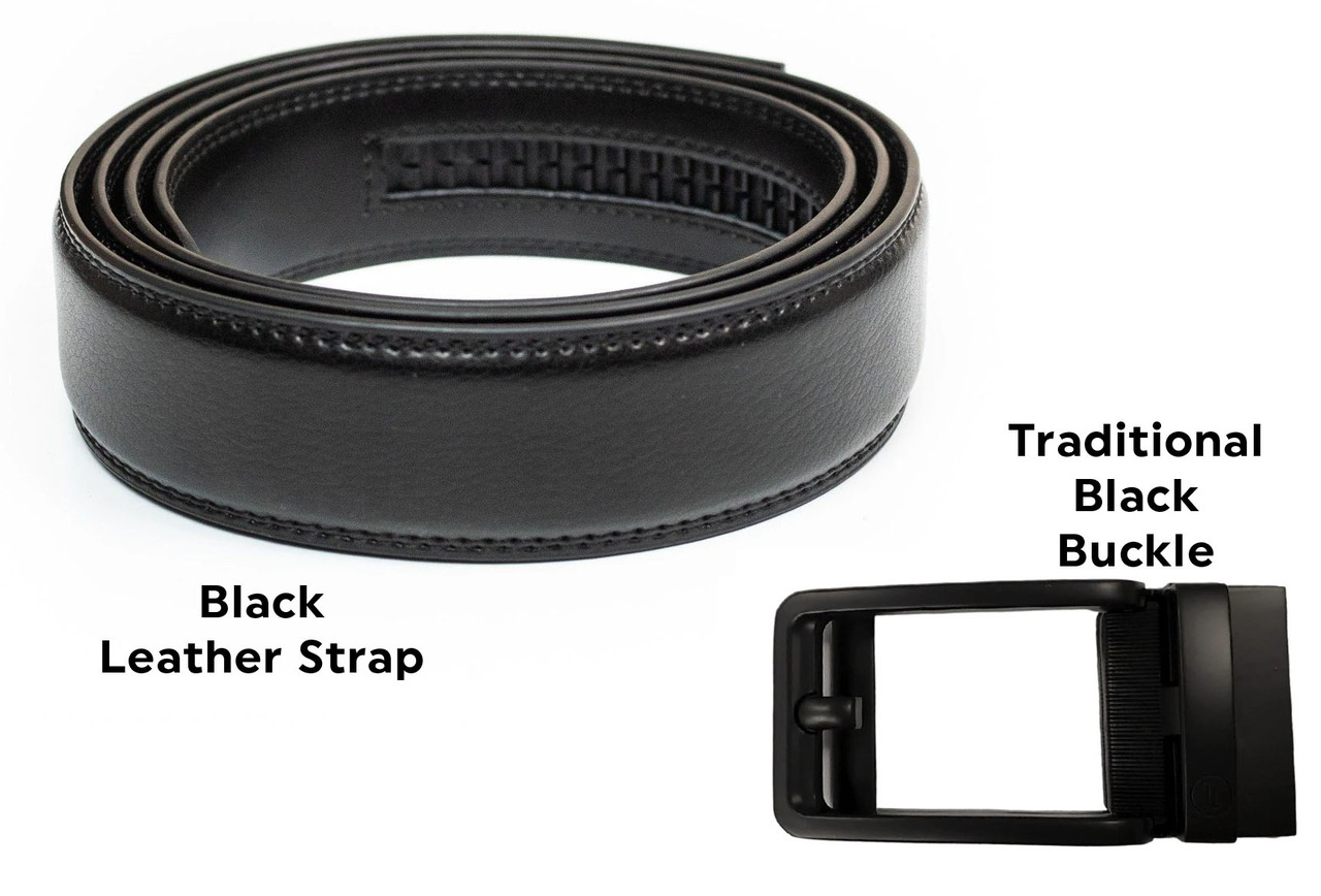 British Tan Top Ratchet Belt & Buckle Set