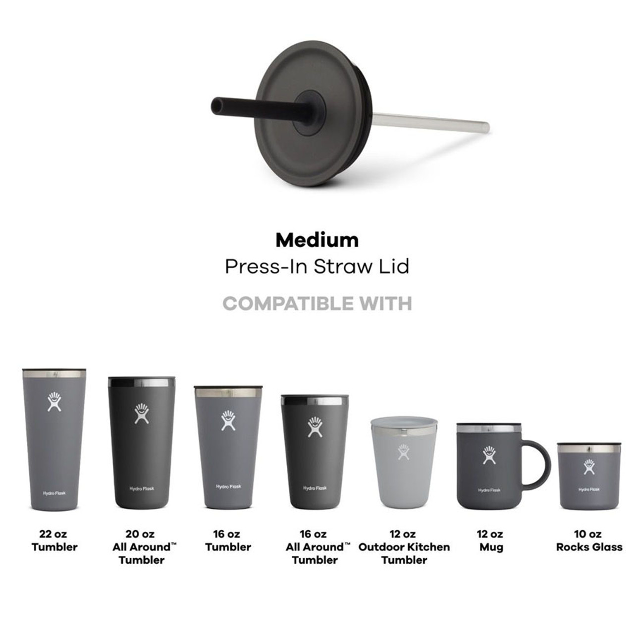  Hydro Flask Press-In Lids Various - Tumbler and