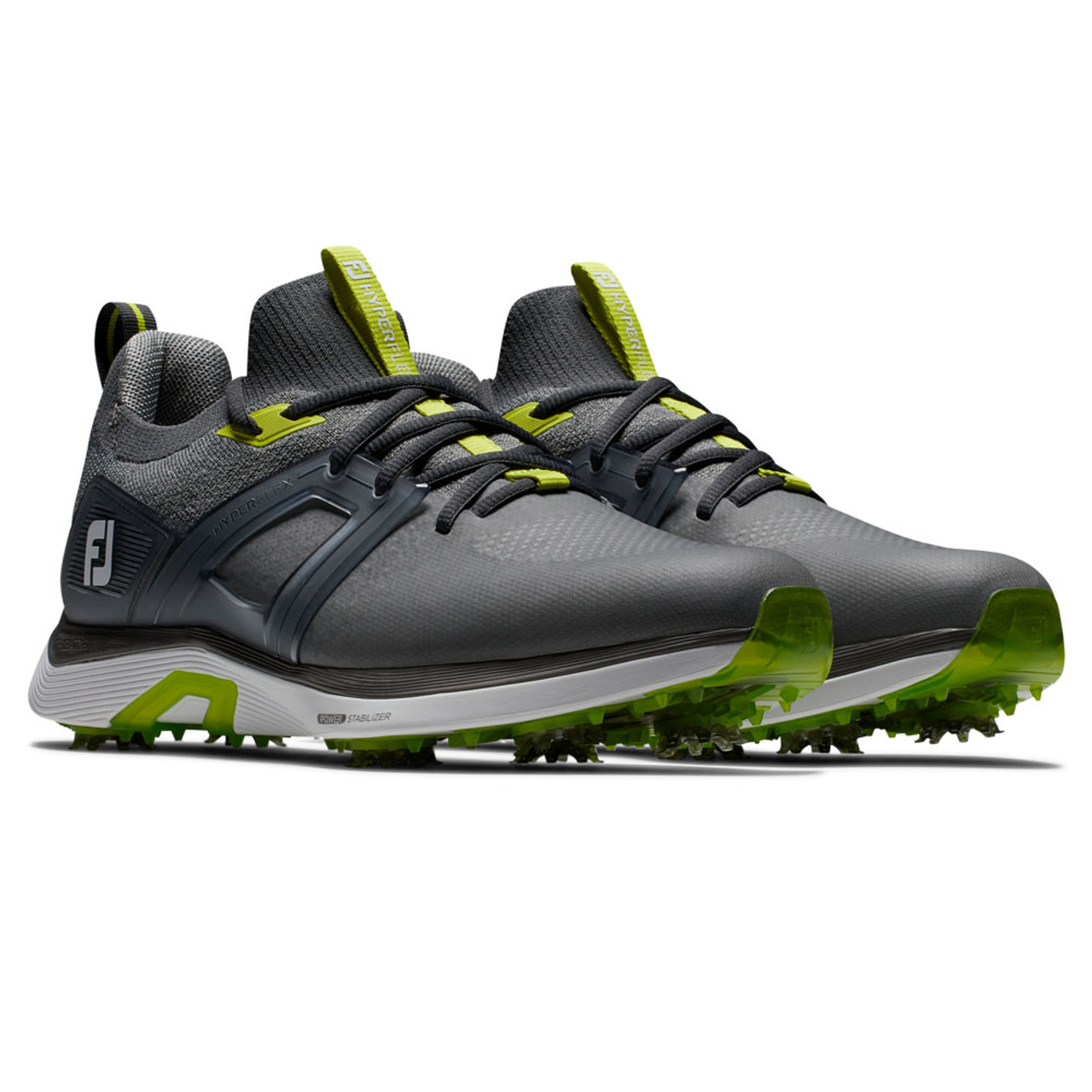 FootJoy HyperFlex Golf Shoes (Grey/Lime) 51044 Fiddlers Green
