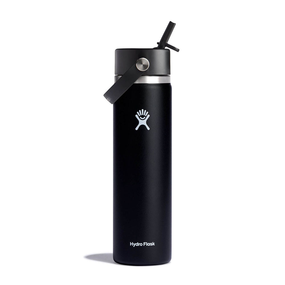 Hydro Flask Wide Mouth Water Bottle w/Flex Straw Cap | Fiddler's Green