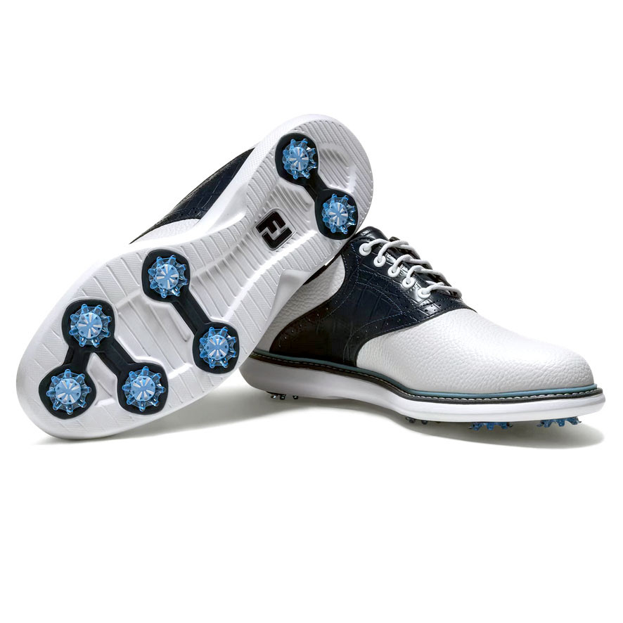 FootJoy Men's Traditions Golf Shoes (White) 57903 | Fiddler's Green