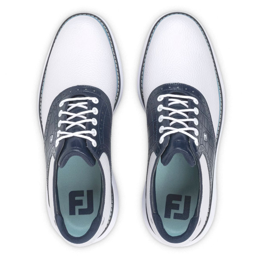 FootJoy Men's Traditions Golf Shoes (White) 57903 | Fiddler's Green