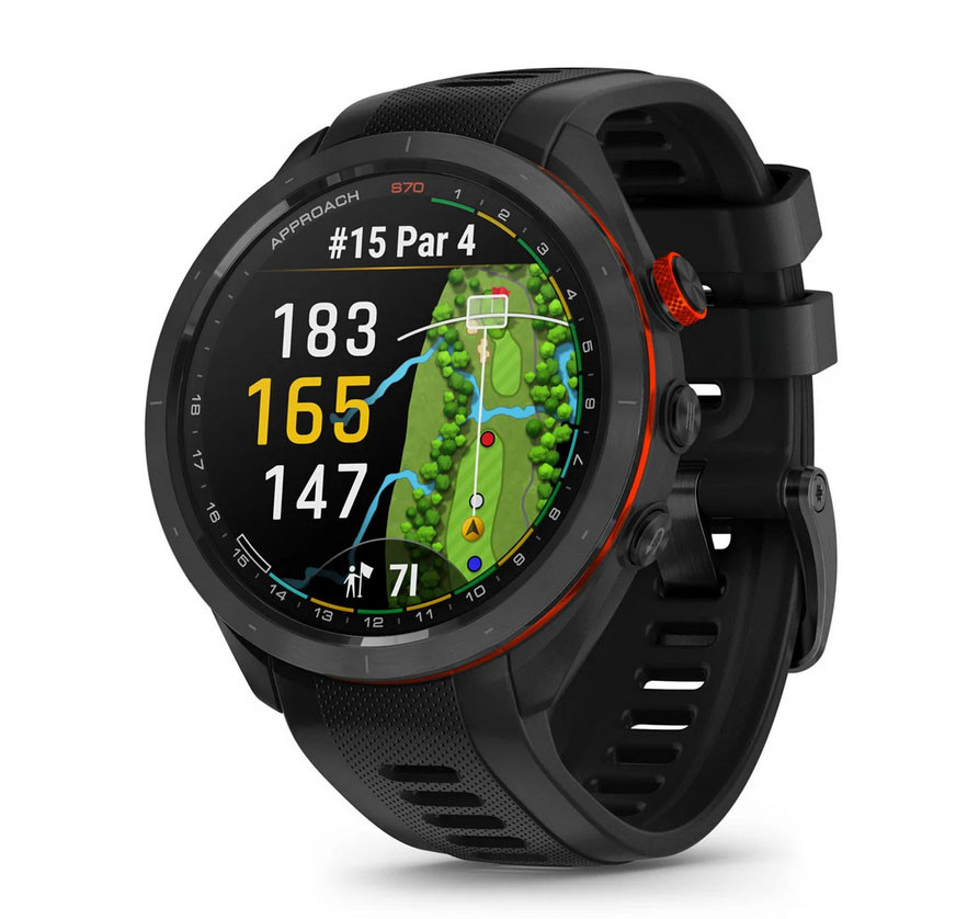 Garmin Approach S70 GPS Golf Smartwatch 47mm | Fiddler 