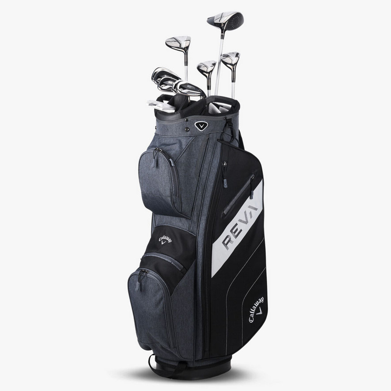 Callaway REVA ゴルフバッグ ブラック Callaway Women's REVA Black 11 pc Complete Set | Fiddler's Green