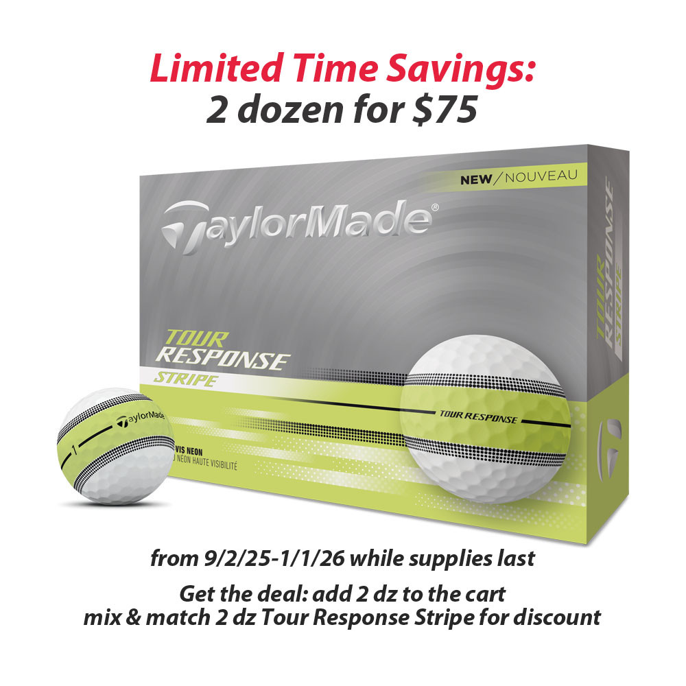 TaylorMade Tour Response Stripe Golf Balls | Fiddler's Green