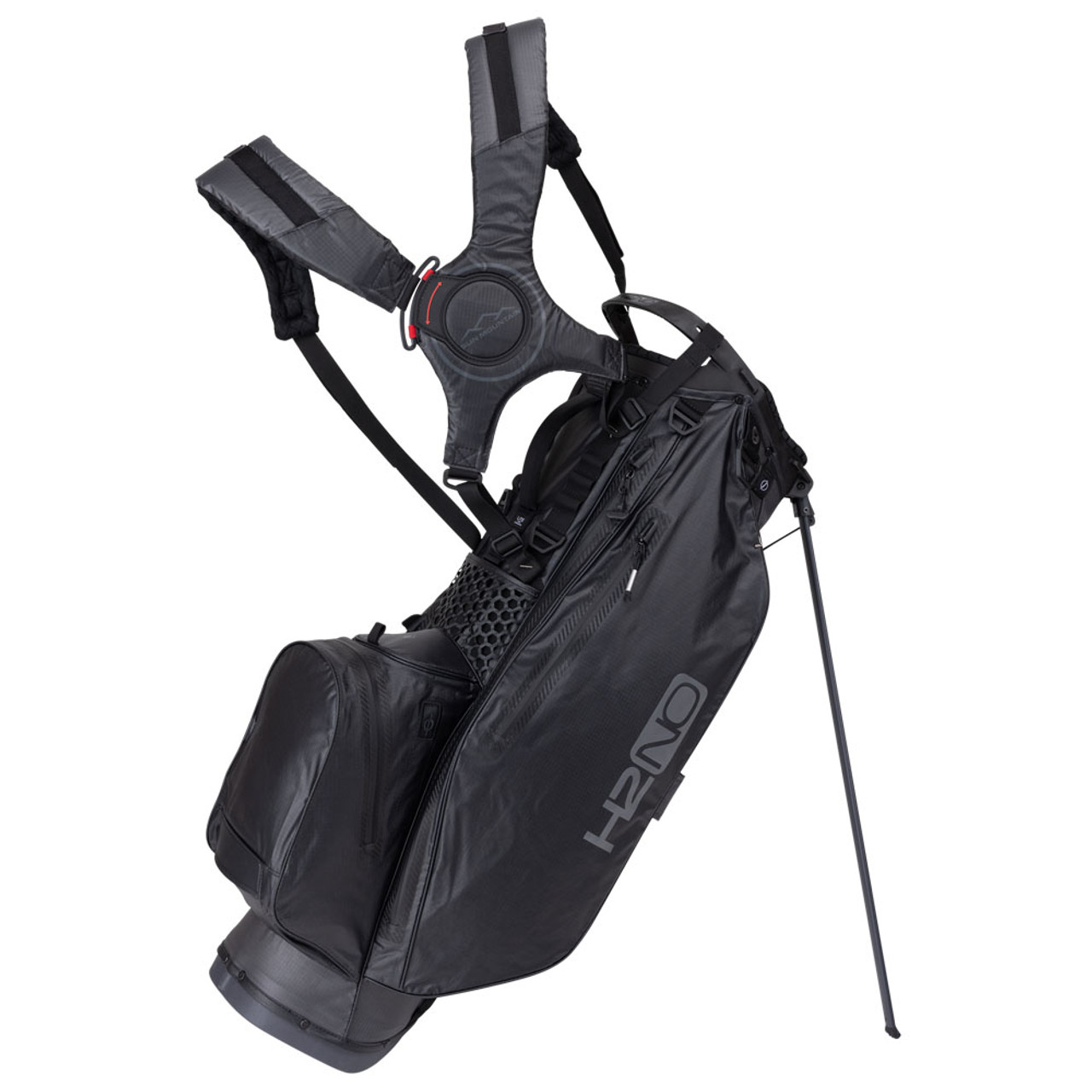 Sun Mountain HZNO ゴルフバッグ Sun Mountain Standbag H2NO 14 Way Hybrid, grey/black