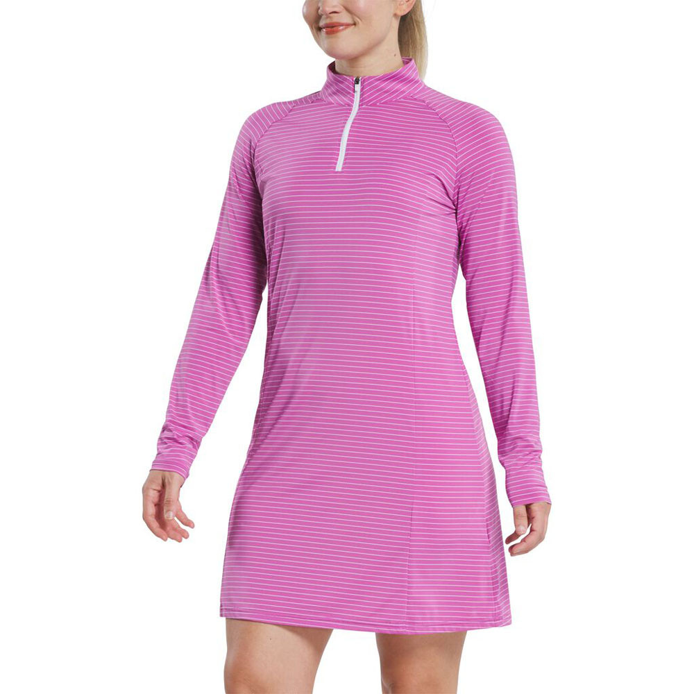 FootJoy Women's Long Sleeve Sun Protection Dress | Fiddler's Green FootJoy Women's Long Sleeve Sun Protection Dress | Fiddler's Green