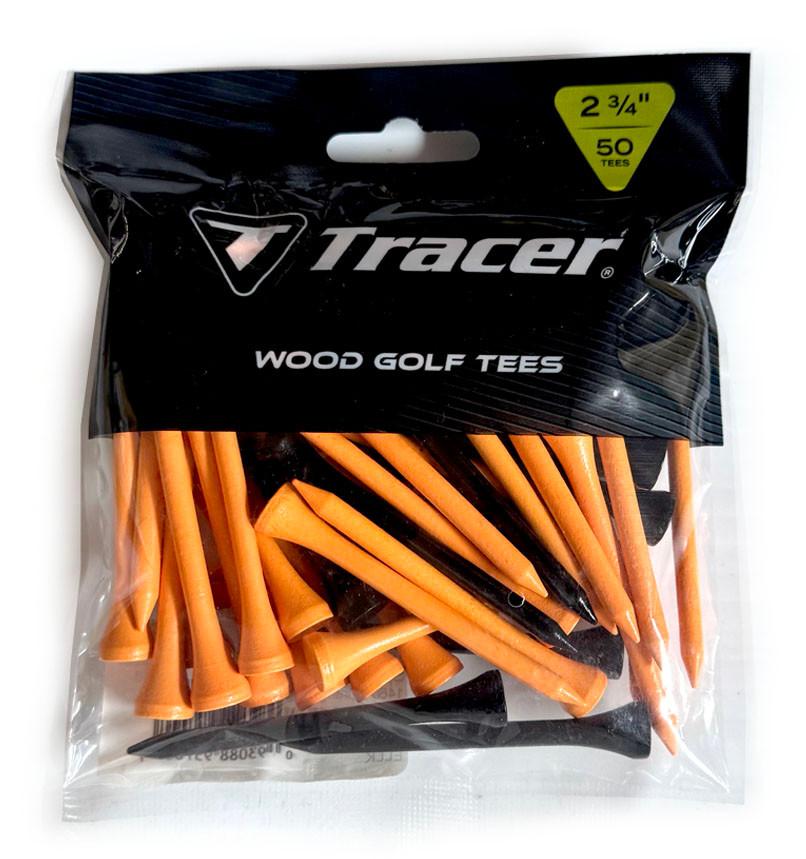 Tracer Wood Golf Tees 2 3/4