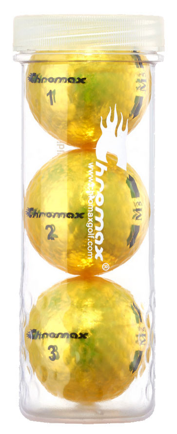Chromax M5 Reflective Color Golf Balls | Fiddler's Green