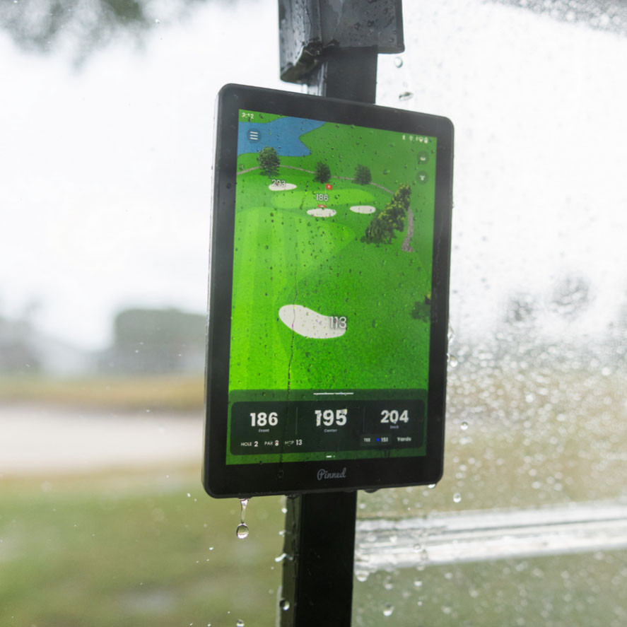 Pinned The Caddie Portable GPS Golf Tablet | Fiddler's Green