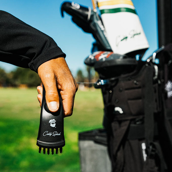 Caddy Splash Golf Club Water Brush Pro Cleaner - Black | Fiddler's