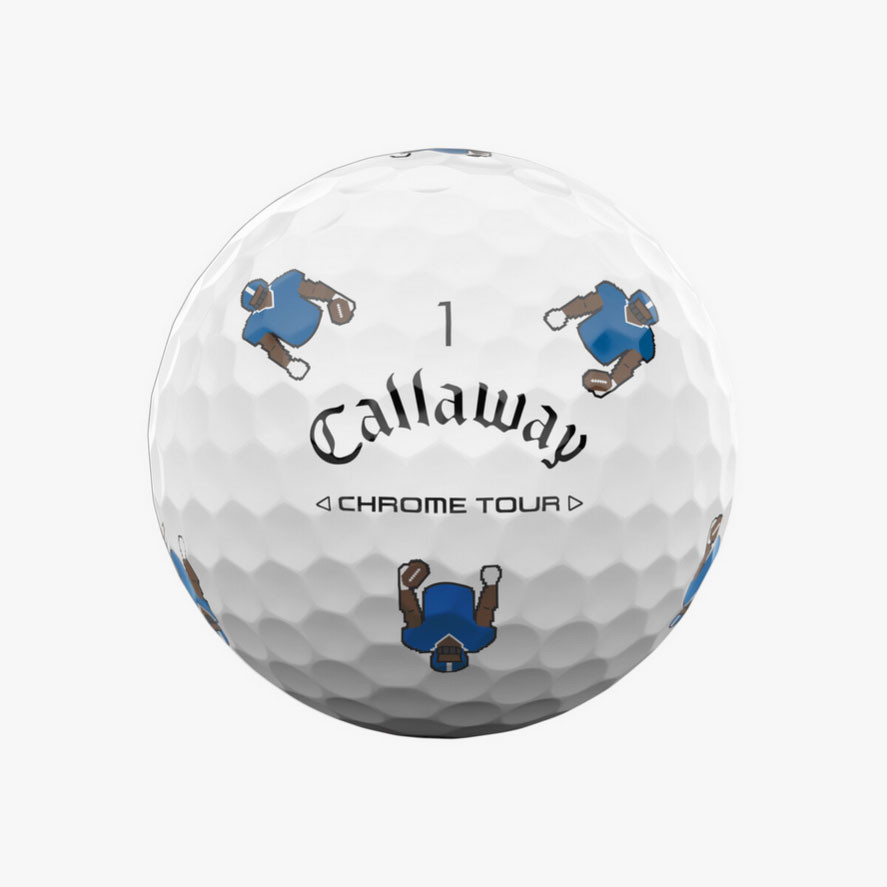 Callaway　CHROME TOUR　希少サッカーボール柄　20球 Callaway Chrome Tour Retro Football Golf Balls | Fiddler's Green