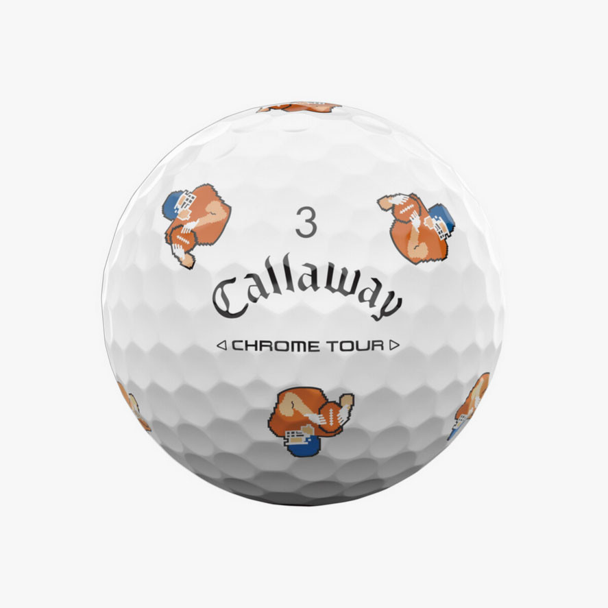 Callaway Chrome Tour Retro Football Golf Balls | Fiddler's Green
