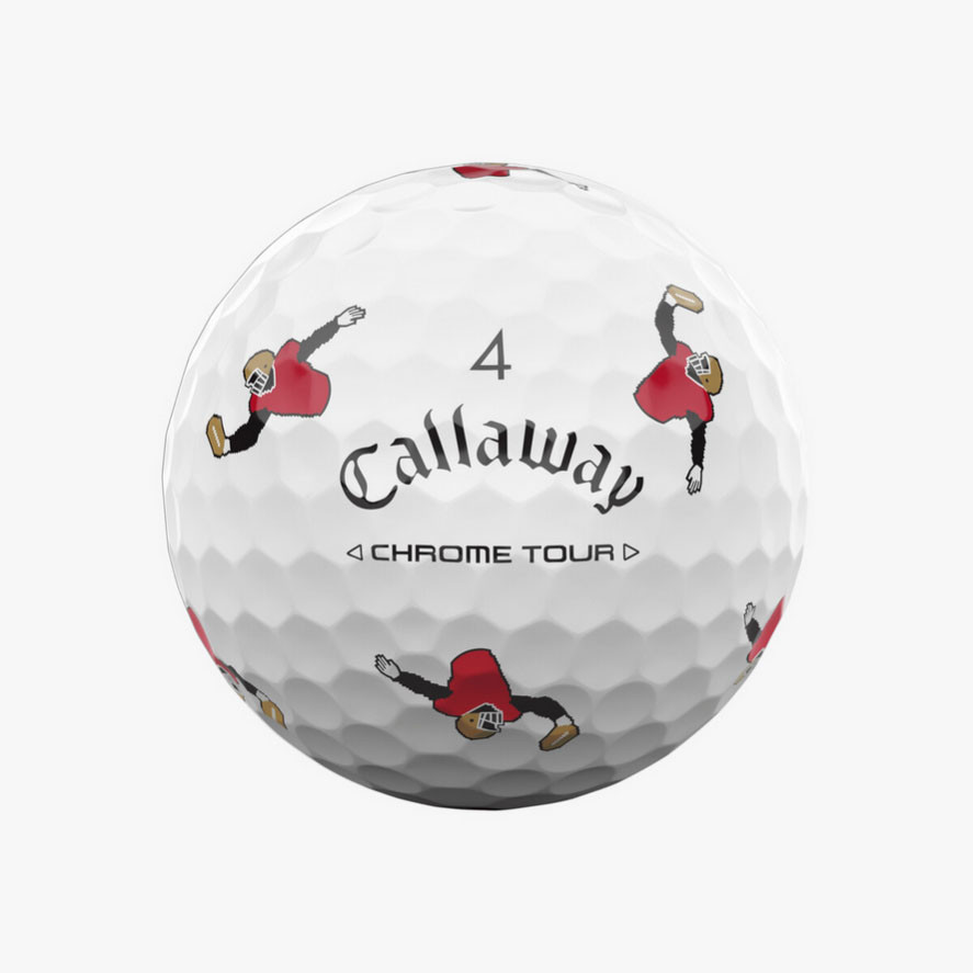 Callaway Chrome Tour Retro Football Golf Balls | Fiddler's Green