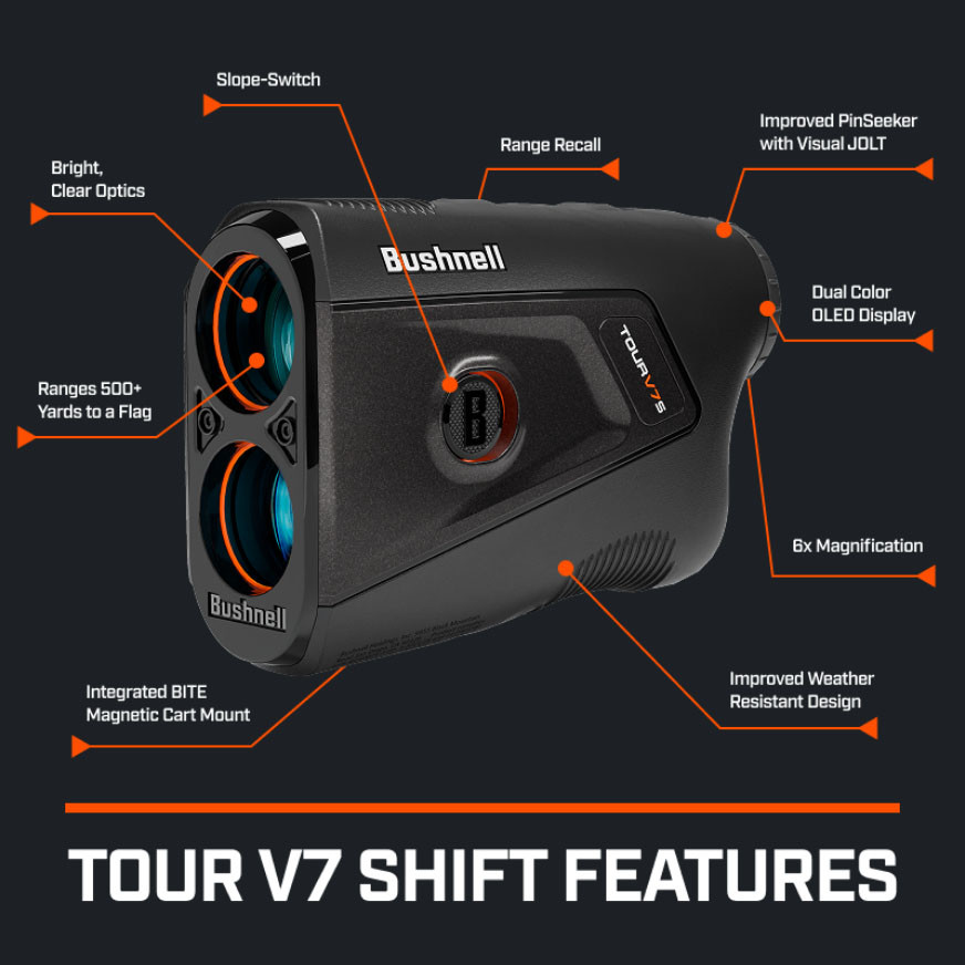 Bushnell Tour V7 Shift Rangefinder Patriot Pack | Fiddler's Green