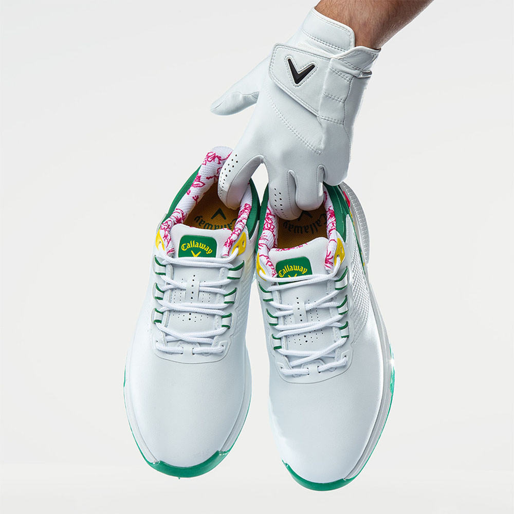 Callaway Men's Coronado v4 Golf Shoes (White/Green) | Fiddler's Green