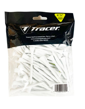 Tracer Wood Golf Tees 2 3/4" White (100 count)