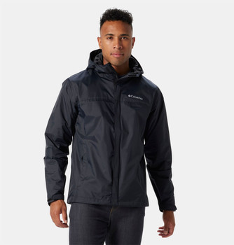 Columbia sales black raincoat