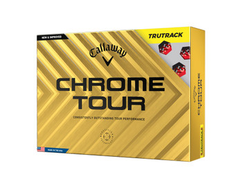 Callaway Chrome Tour 360 Yellow Stripe Golf Balls | Fiddler's Green