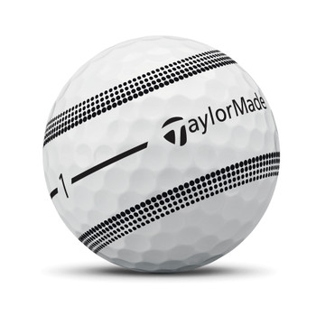 TaylorMade ホワイト 厚手冬素材カットソー、バックプリント TaylorMade TP5x Stripe Golf Balls | Fiddler's Green