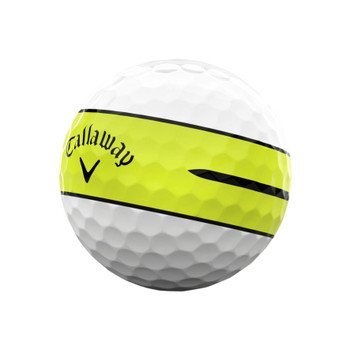 Callaway Chrome Tour 360 Yellow Stripe Golf Balls | Fiddler's Green