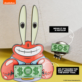 Mr. Krabs Divot Tool w/ Me First Dollar Ball Marker