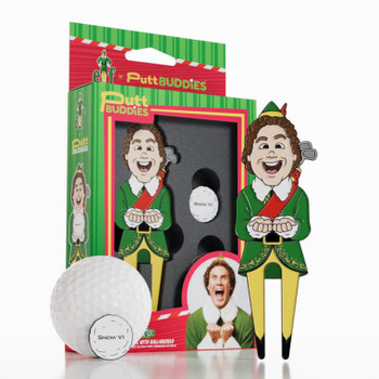 ELF x PuttBuddies - Buddy the Elf Divot Tool w/ Snow Ball Marker