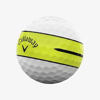 Callaway Chrome Tour 360 Yellow Stripe Golf Balls
